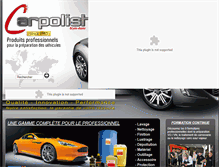 Tablet Screenshot of carpolish.fr